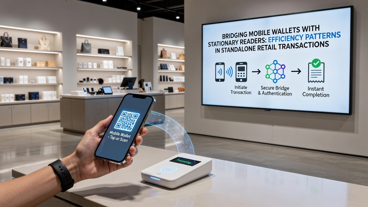 Efficiëntiepatronen zichtbaar in dagelijkse standalone transacties met mobiele wallets