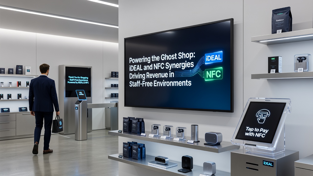 NFC en iDEAL integratie in een staff-free retail kiosk