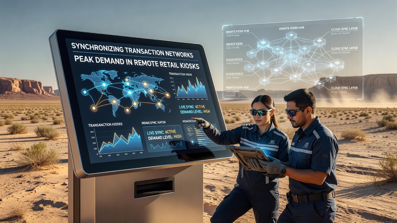 Transactieprocessors en netwerkoptimalisatie in kiosken