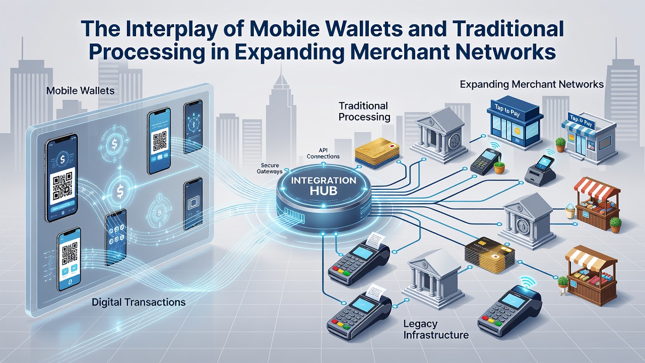 Uitbreiding van merchantnetwerken door integratie van wallets en traditionele processing